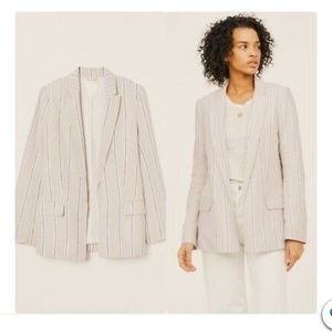 H&M  MULTI STRIPE BLAZER